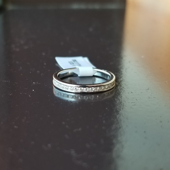 Channel Sterling Eternity Band - Picture 2 of 5